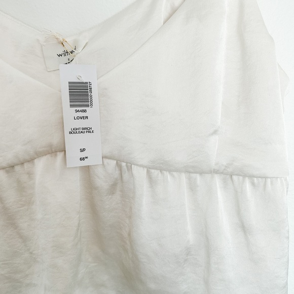 ARITZIA Lover satin peplum top - Picture 2 of 5